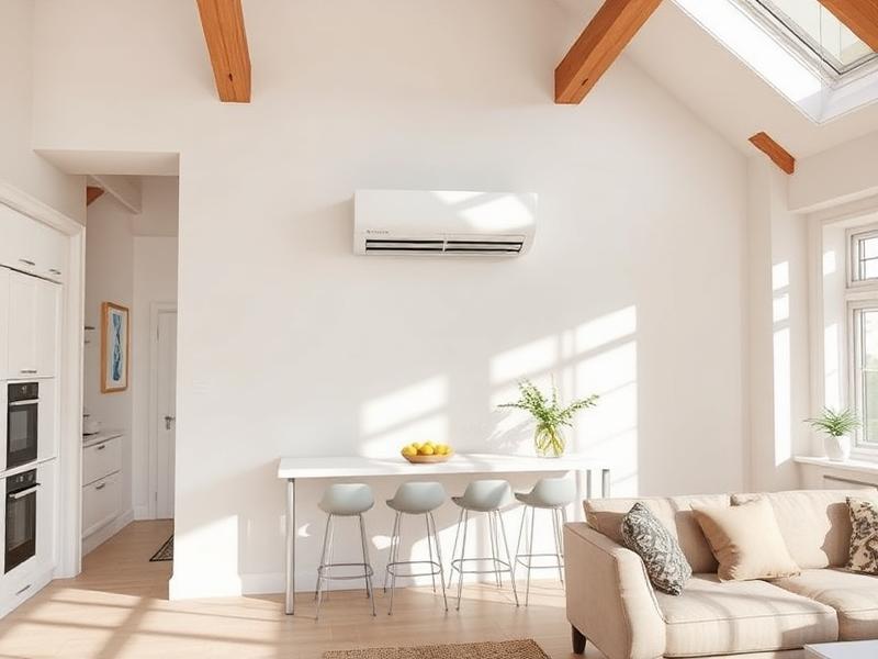 18000 BTU split wall air conditioner installed